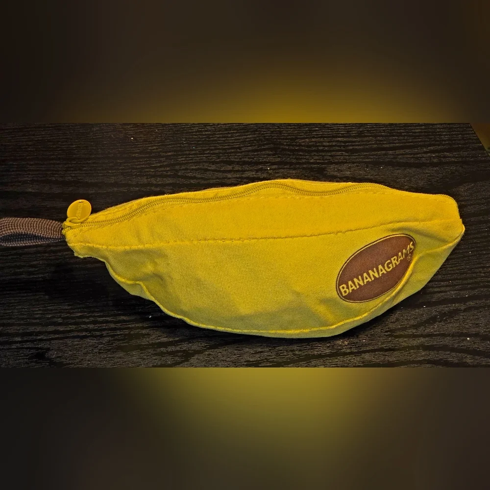 Bananagram Word Game In Banana Pouch Great For Travel